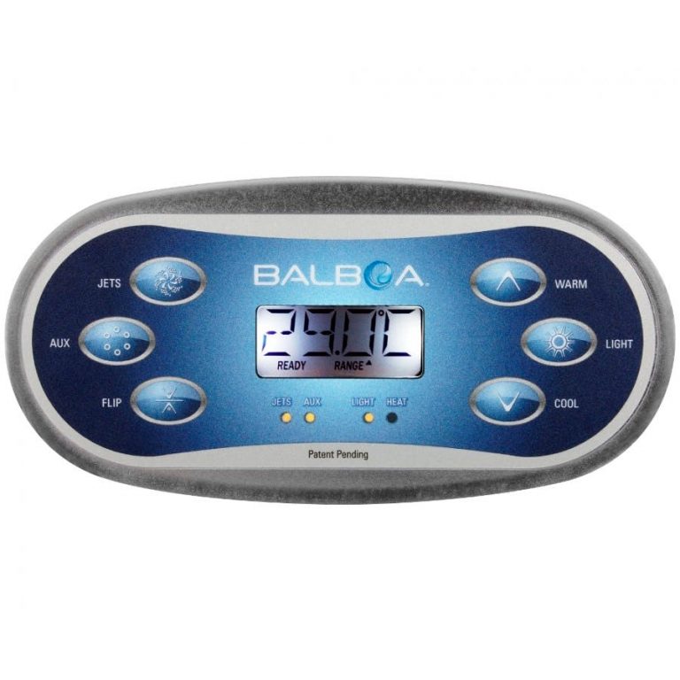 Balboa TP600 control panel + sticker