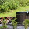 Hottub Square 200x200cm met externe kachel - Afbeelding 3