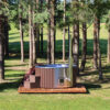 Hottub Round 200cm met interne kachel - Afbeelding 5