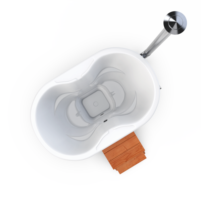 Hottub Oval 180x120cm met interne kachel - Afbeelding 8