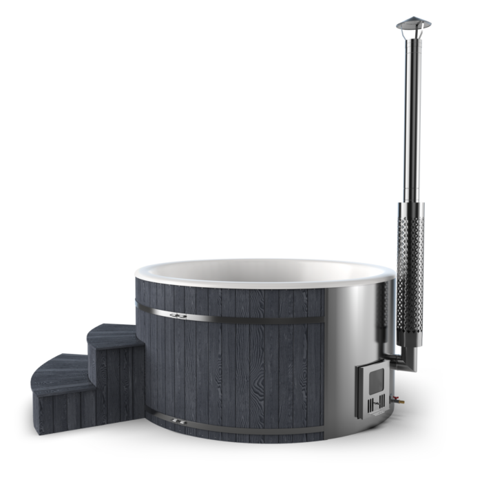 Hottub Round 200cm met interne kachel - Afbeelding 13