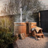 Hottub Oval 180x120cm met externe kachel - Afbeelding 2