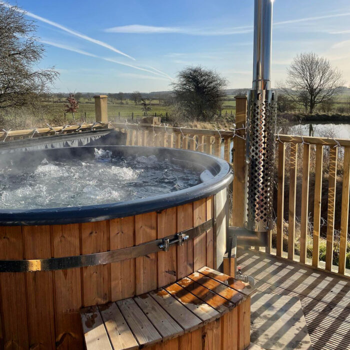 Hottub Round 220cm met interne kachel - Afbeelding 14