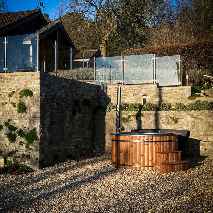 Hottub Round 220cm met interne kachel - Afbeelding 16