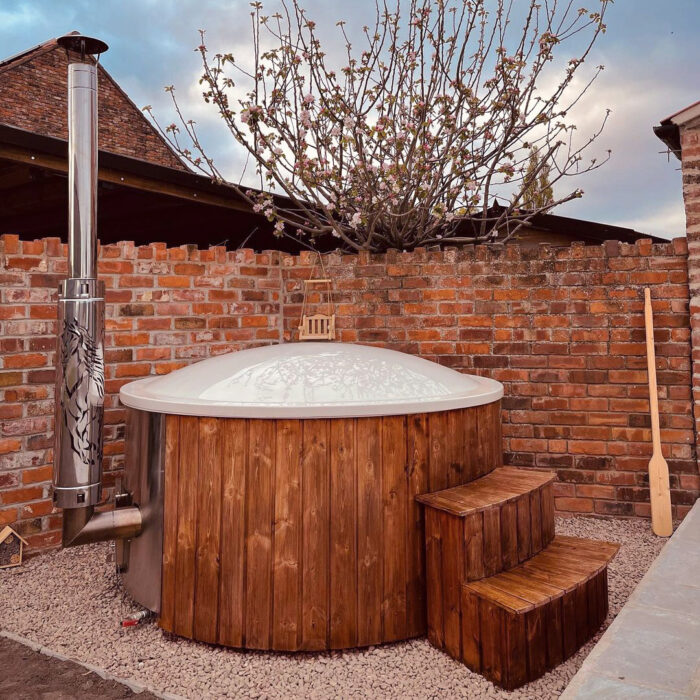 Hottub Round 200cm met interne kachel - Afbeelding 10
