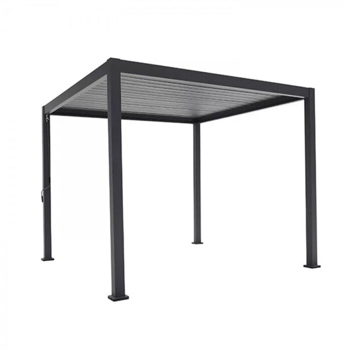 Alumel overkapping 'Comfort' - 3x3 meter - Graphite