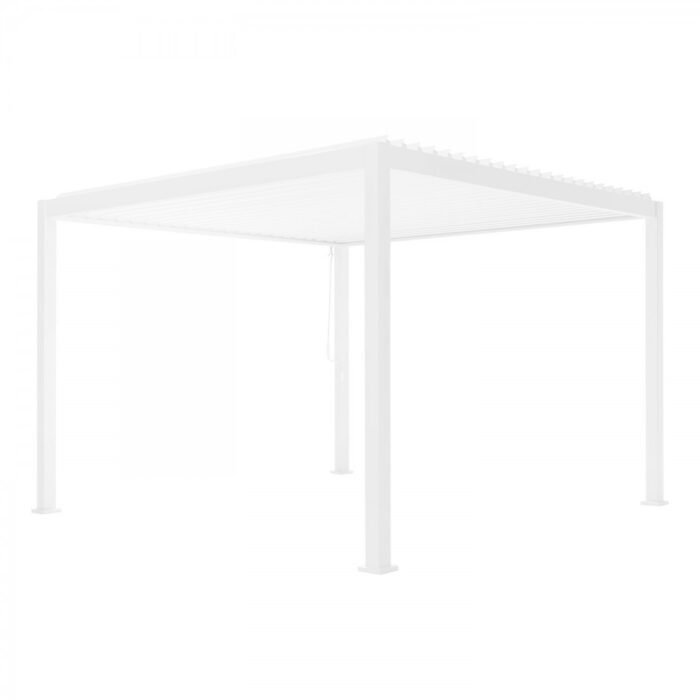 Alumel overkapping - 3x4 meter - White